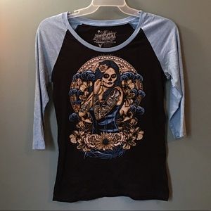 3/4 Sleeve Shirt / Size Large